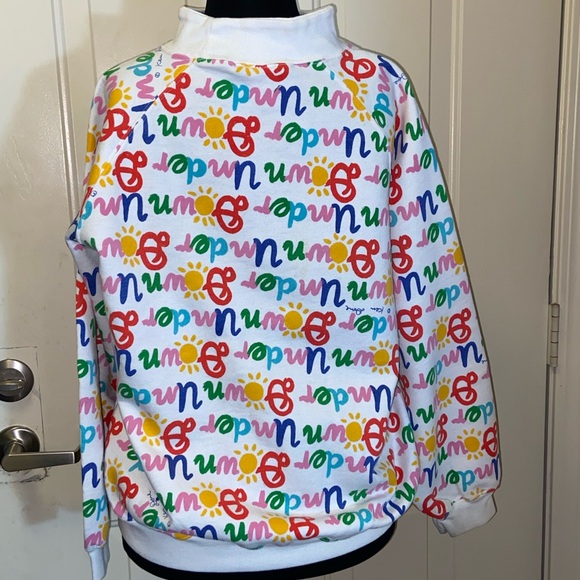 VTG,Original Design By Ken Done Colorful Graphic Sweatshirt Size M Unisex - Picture 2 of 14